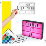 Tablero Letras Luz Led