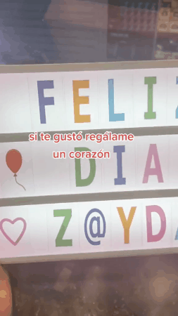 Tablero Letras Luz Led